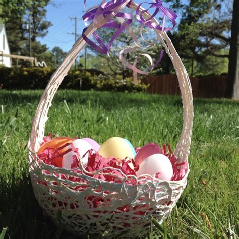 Homemade Easter Basket You Will Need String Not Yarn
