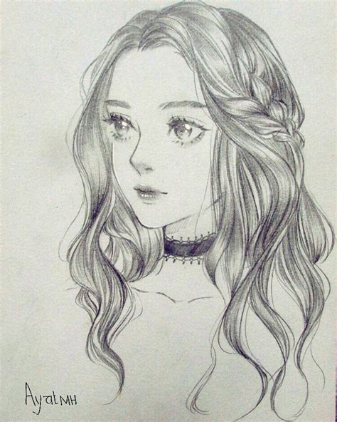 Tumblr Drawings Girly Drawings Pencil Art Drawings Anime Girl