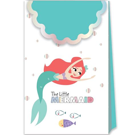 ariel the little mermaid party bags party save smile