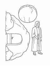 Tomb Empty Jesus Coloring Pages Lds Getcolorings Printable Getdrawings Activity sketch template