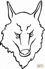 Wolf Coloring Pages Face Printable Head Print Drawing Color Clipartbest Super Comments Online Book Clipart sketch template