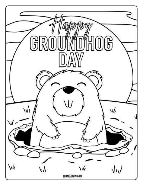 printable groundhog day printable word searches