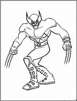 Wolverine Coloring Superheroes Pages Printable Drawing Kids Drawings Kb sketch template