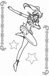 Sailor Jupiter Colouring sketch template