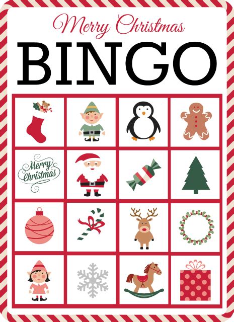 printable christmas bingo  preschoolers printable templates