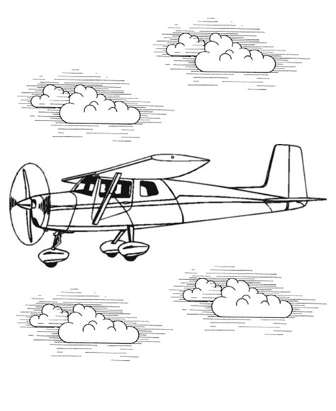 bluebonkers cessna  coloring pages planes  aircraft coloring