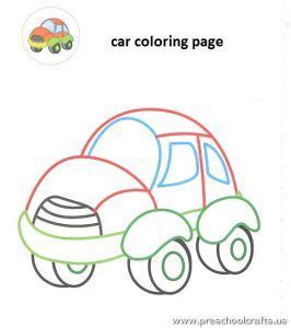 vehicles coloring pages  preschool preschool  kindergarten
