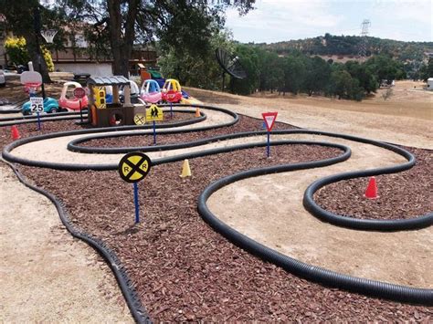 photo  homemade outdoor race track yahoo search results preschool
