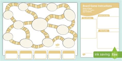 blank game board template teacher  twinkl
