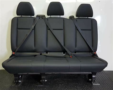 passenger cargo van leather bench seat
