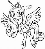 Pony Coloring Little Pages Cadence Princess Shining Heart Flurry Armor Library Clipart Cadance Para Colorir Related Clip Printable Coloriage Print sketch template