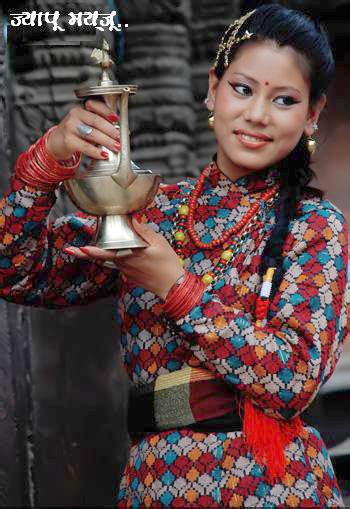 Nepal The Pretty Newari Girls