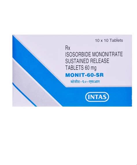 isosorbide  mononitrate  mg sustained release tablets  rs strip pharmaceutical