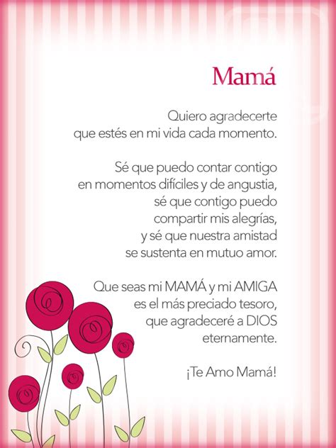 poems   write   mothers day card english spanish