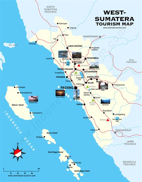 west sumatra map peta sumatera barat