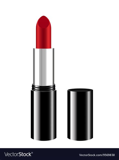 red lipstick royalty free vector image vectorstock