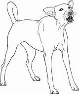 Dog Barking Drawing Vector Angry Illustrations Bark Clip Getdrawings sketch template