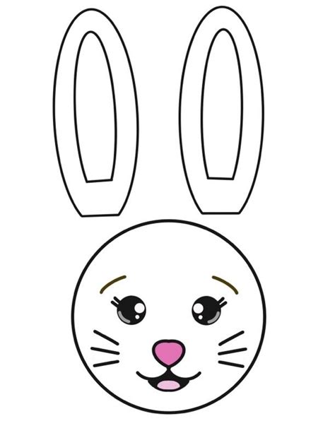 printable easter bunny template