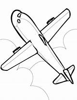 Coloring Pages Plane Jet Airplane Outline Printable Aeroplane Kids Air Drawing Adults Color Transportation Aircraft Jumbo Vintage Concorde Clipart Transport sketch template