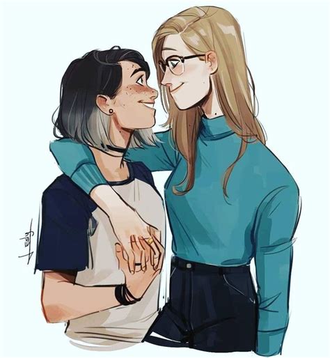 One Day😊 Actuallesbians Couple Poses Drawing Lesbian Art Cute