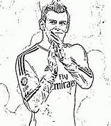 Coloring Pages Gareth Bale Printable sketch template