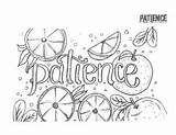 Coloring Pages Patience Inside sketch template
