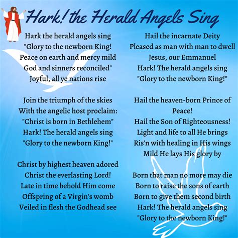 hark  herald angels sing printable lyrics origins  video