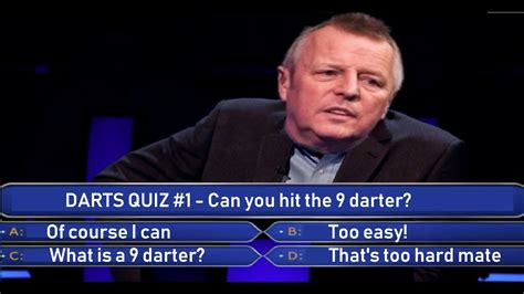 darts quiz  test  darting knowledge   race   youtube