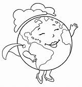 Earth Coloring Pages Printable Print Mother Planet Size Preschoolers sketch template