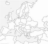 Mappa Kleurplaat Kaart Map Europas Stampare Malvorlage Europakarte Kaarten Aardrijkskunde Kleurplaten sketch template