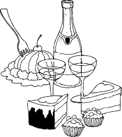 desserts coloring pages  kids updated