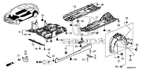 honda civic hatchback parts diagram