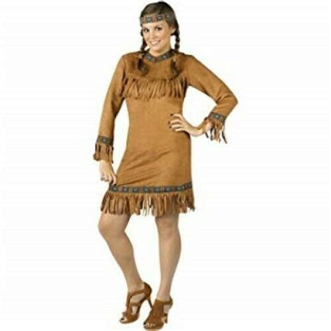 Wild West Womens Plus Size Native American Costume Size 16w 20w Nwt