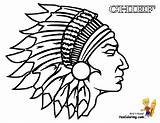 Coloring Pages Indian Cowboy Warrior Native American Chief Printable Print Kids Red Indians Cherokee Colouring Drawing India Woman Clipart Color sketch template