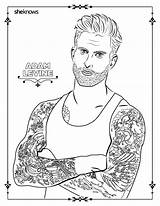 Coloring Pages Men Adult Printable Book Hollywood Maserati Hottest Drawing Colouring Dachsunds Color Hair Guys Adults Getcolorings Blake Shelton They sketch template
