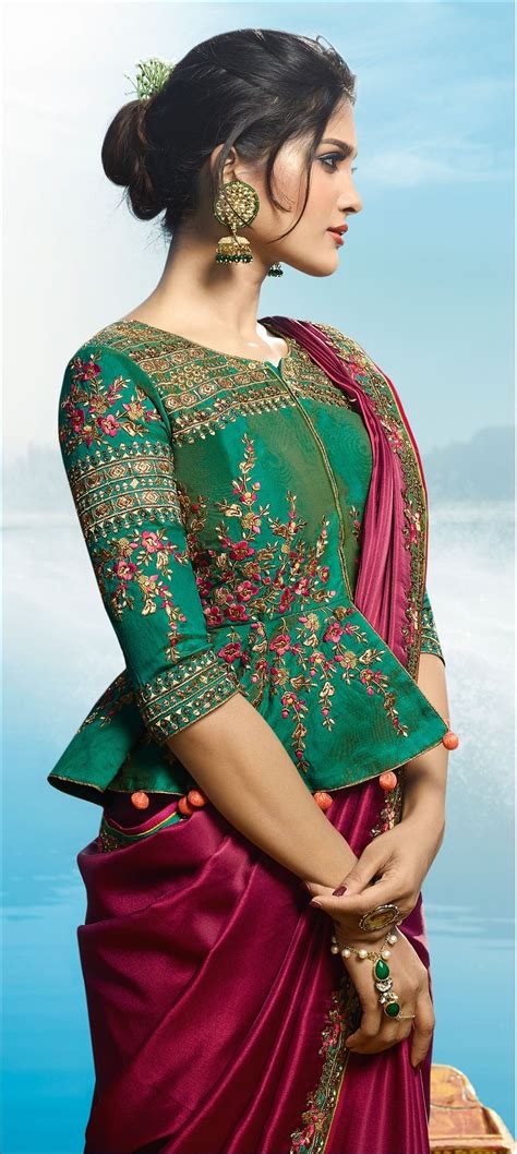 latest blouse models  silk sarees  latest saree blouse designs