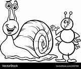 Snail Coloring Ant Vector Royalty sketch template