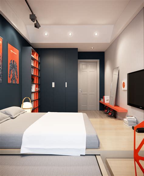 modern apartment  classic design features     cozy