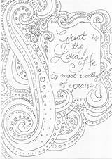 Coloring Praise Adult Pages Getcolorings Awesome Printable sketch template