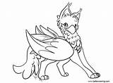 Griffin Coloring Gryphon Lines Printable sketch template