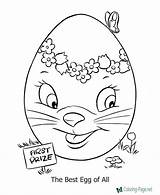 Easter Coloring Egg Pages Printable Color Book Eggs Cartoon Print Colouring Info Colorings Templates Adults Bunny Template Kids Popular Printing sketch template