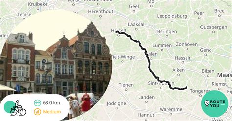 westmeerbeek borgloon recreatieve fietsroute routeyou