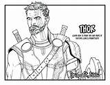 Thor Coloring Pages Avengers Marvel Ragnarok Drawing Lego Printable Draw Hulkbuster Color Assemble Characters Hammer Print Too Hulk Resolution Getcolorings sketch template