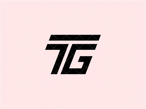 tg monogram logo by sabuj ali on dribbble