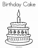 Coloring Pages Kids Cake Birthday Printable Cakes Print Grandpa sketch template