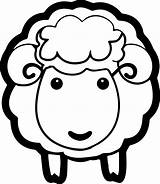 Sheep Coloring Pages Wecoloringpage sketch template
