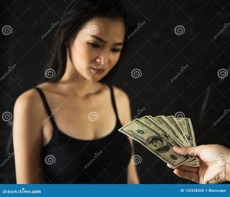 Pay Money For Sex To Prostitute Stock Image Image Of Attractive