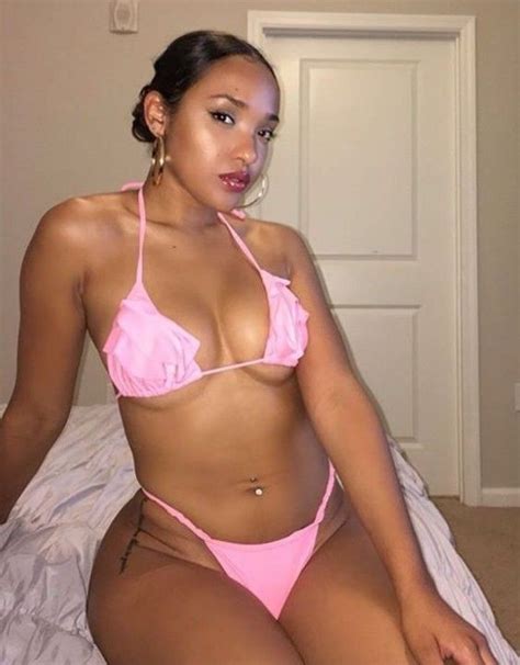 pretty in pink in 2019 most beautiful black women beautiful black women curvy swimwear
