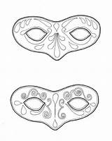 Mask Mardi Gras Coloring Pages Template Kids Wear Masquerade Print Couple Masks African Clipart Printable Drawing Carnival Color Colornimbus Cartoon sketch template