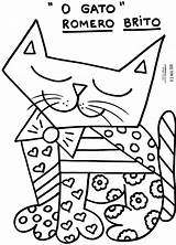 Britto Coloring Pages Romero Getcolorings sketch template